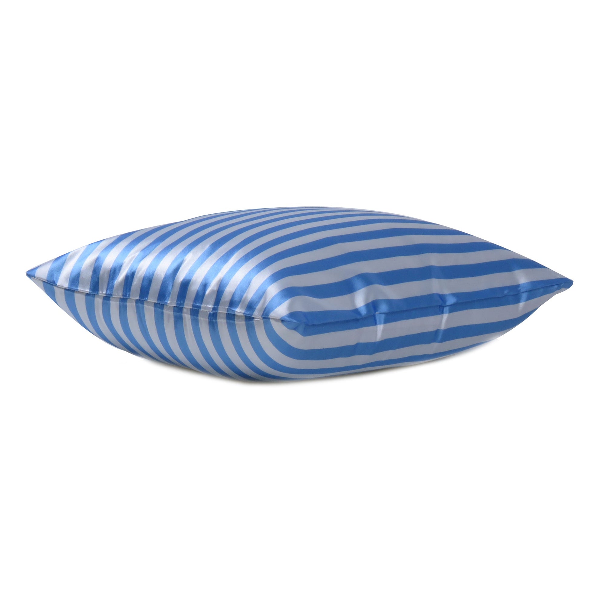 Luxury Soft Striped Satin Silk Cushion Cover in Set of 2 - All Aboard