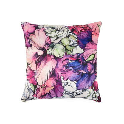 Multicolor Floral & Leaf Printed Cushion Cover in Set of 2