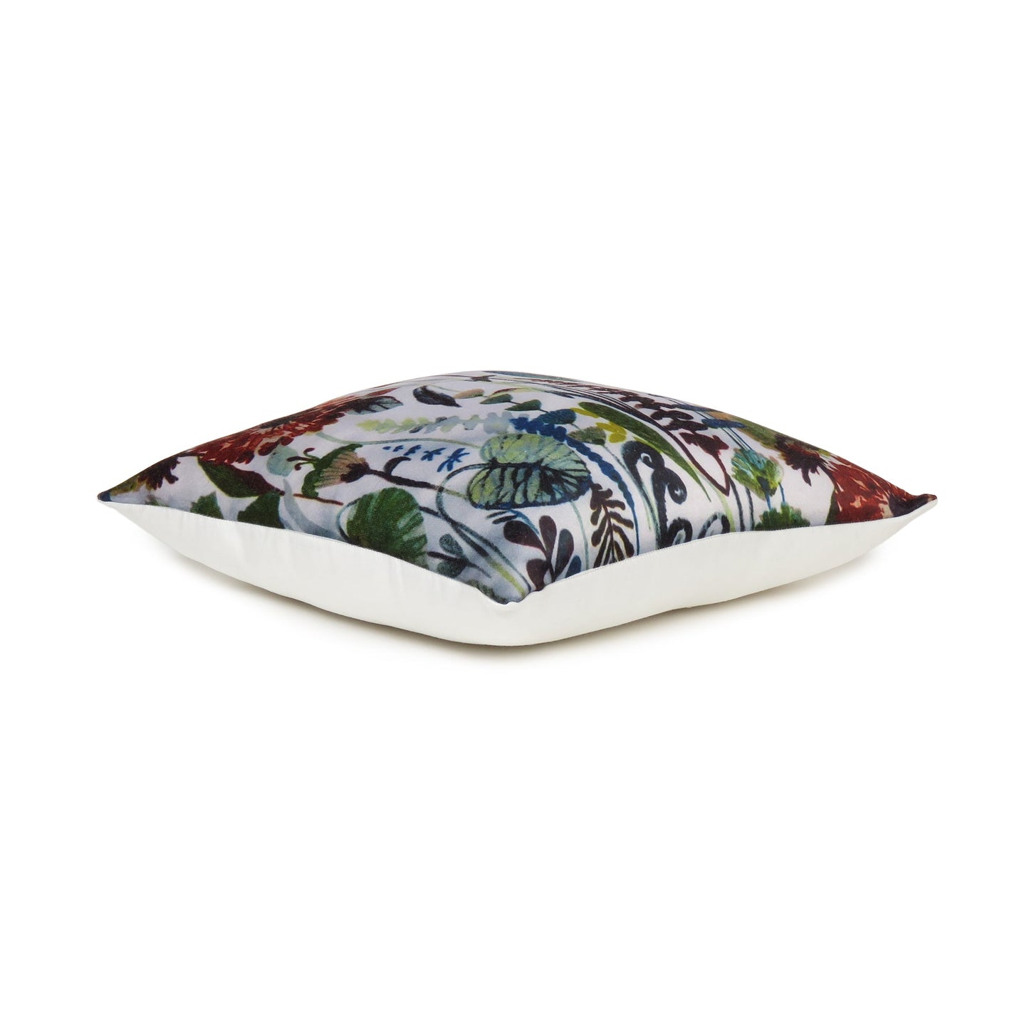 Multicolor Tropical Leaf Printed Cushion Cover in Set of 2