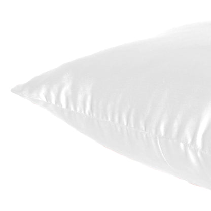 Blanc De Blanc Satin Silky Cushion Covers in Set of 2