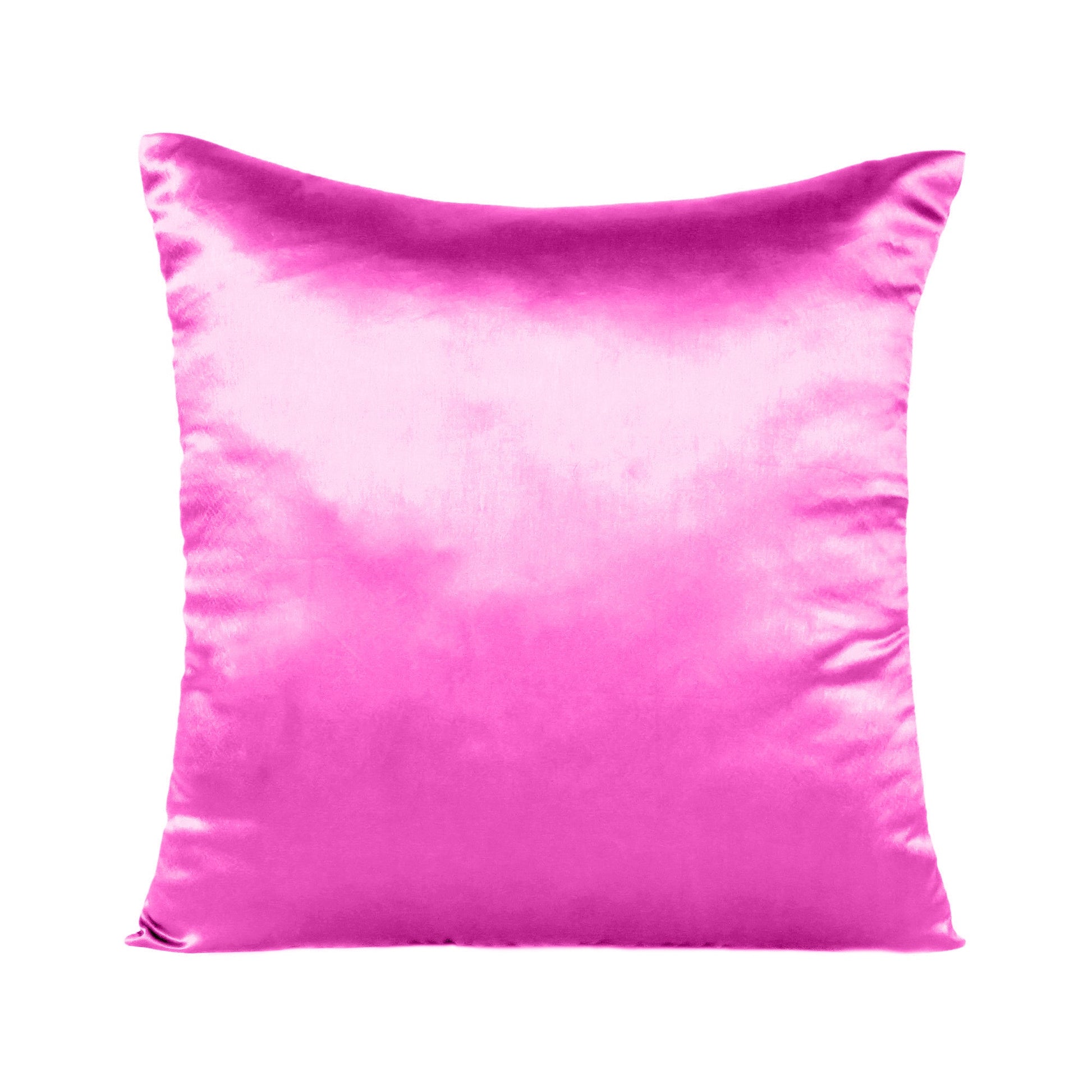 Camellia Rose Satin Silky Cushion Covers in Set of 2