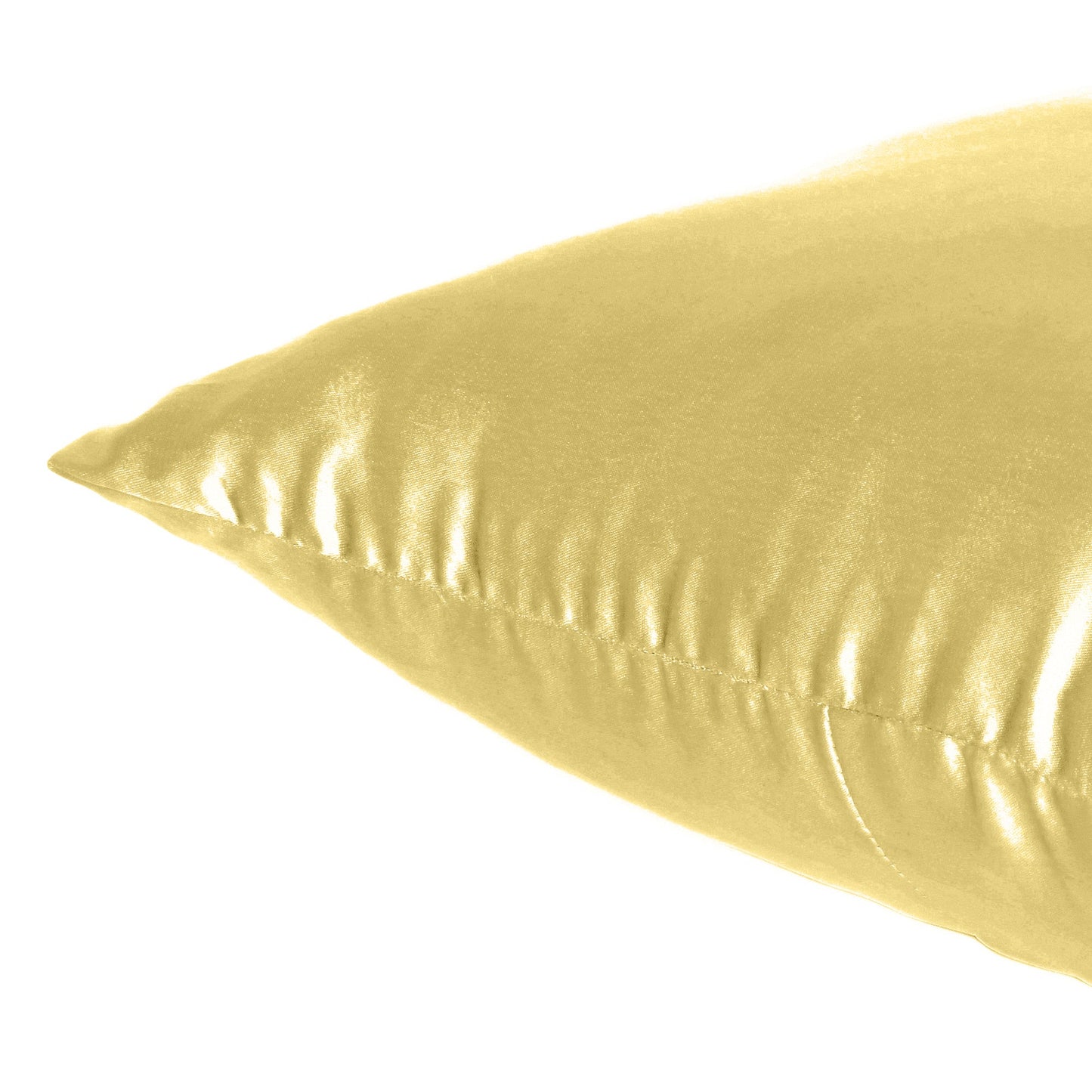 Desert Dust Satin Silky Cushion Covers in Set of 2