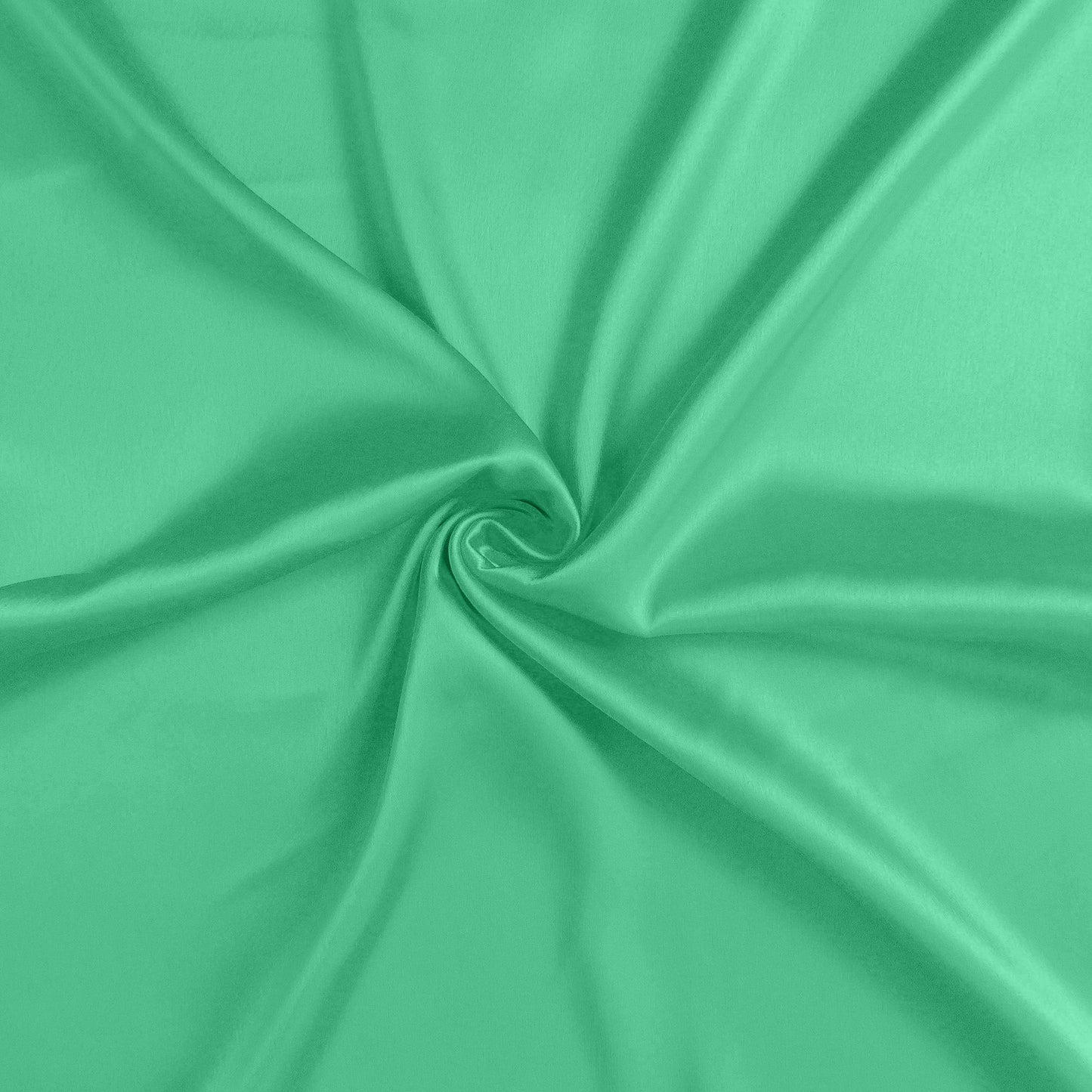 Luxury Soft Plain Satin Silk Pillowcases in Set of 2 - Green Lake