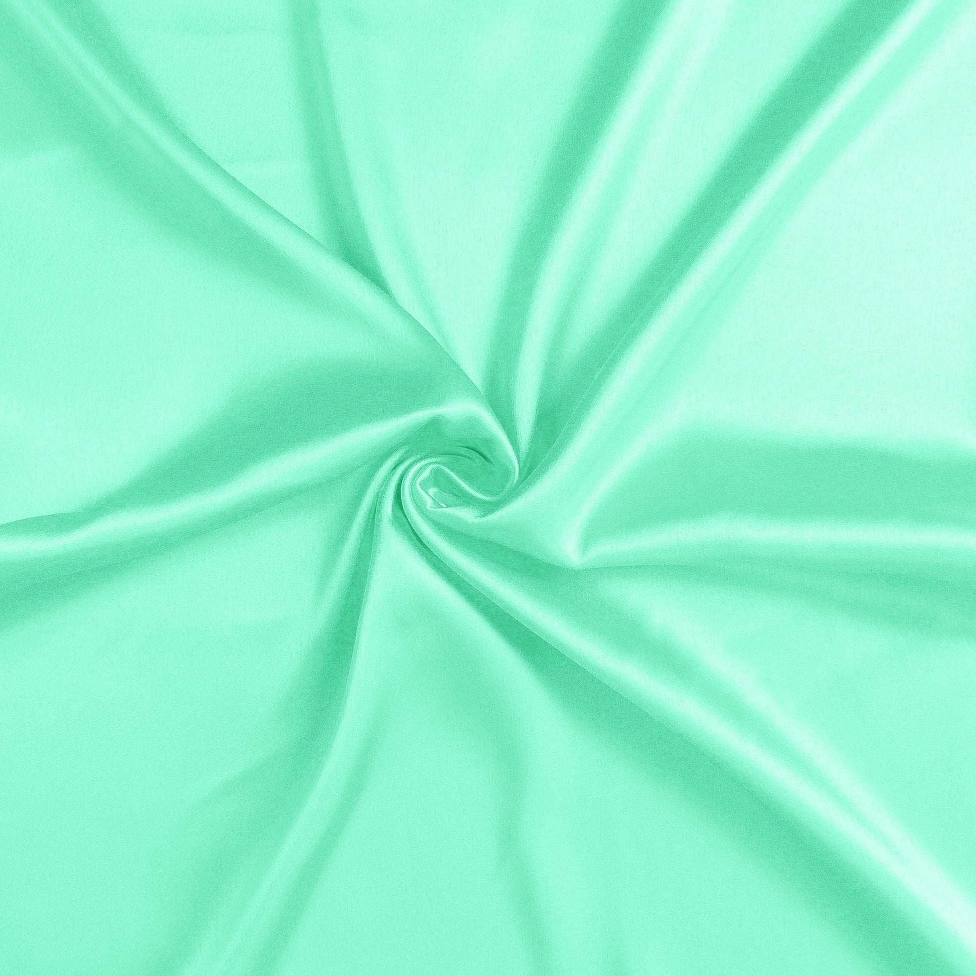 Luxury Soft Plain Satin Silk Pillowcases in Set of 2 - Ice Green