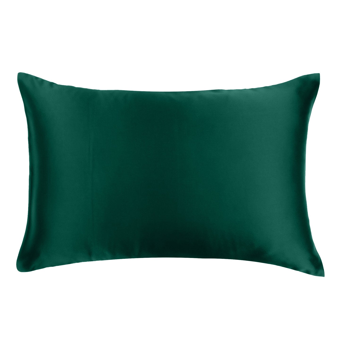 Luxury Soft Plain Satin Silk Pillowcases in Set of 2 - Ponderosa Pine