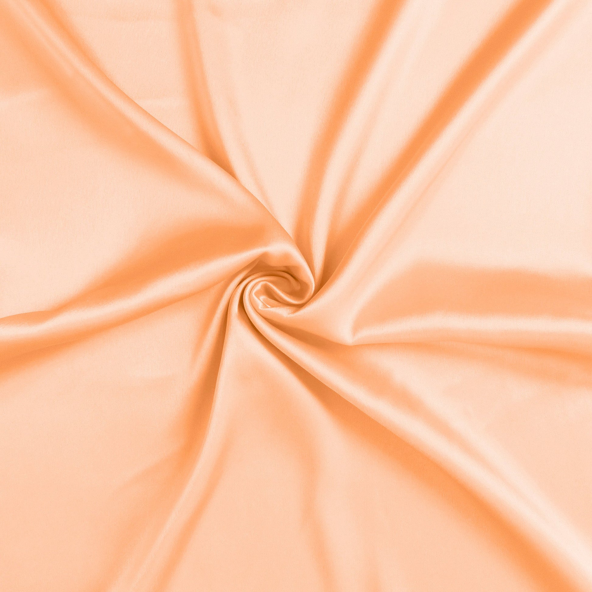 Luxury Soft Plain Satin Silk Pillowcases in Set of 2 - Shrimp Peach