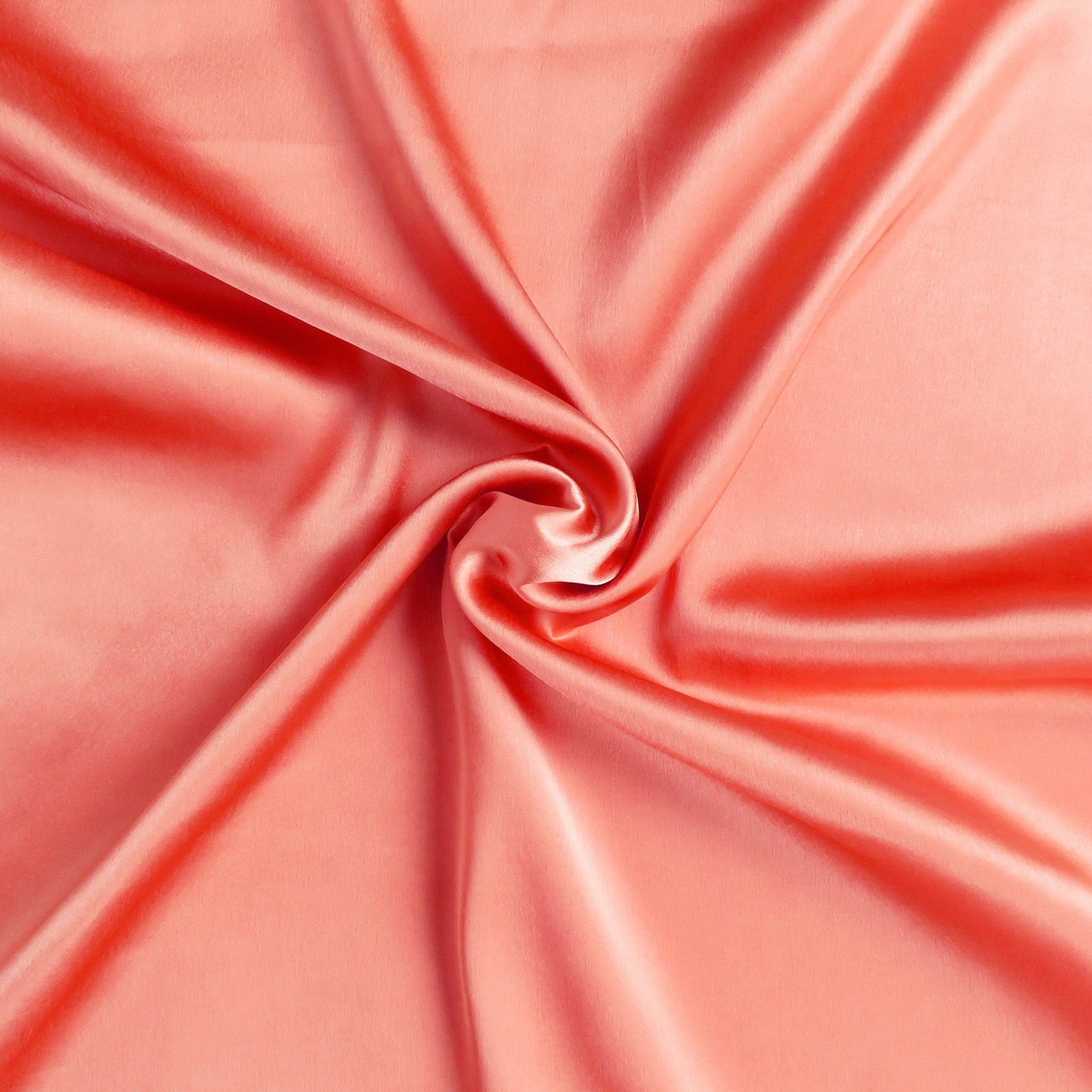 Luxury Soft Plain Satin Silk Pillowcases in Set of 2 - Strawberry Pink