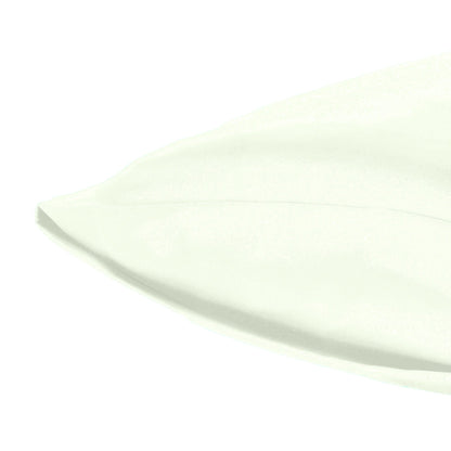Luxury Soft Plain Satin Silk Pillowcases in Set of 2 - Vanilla Ice