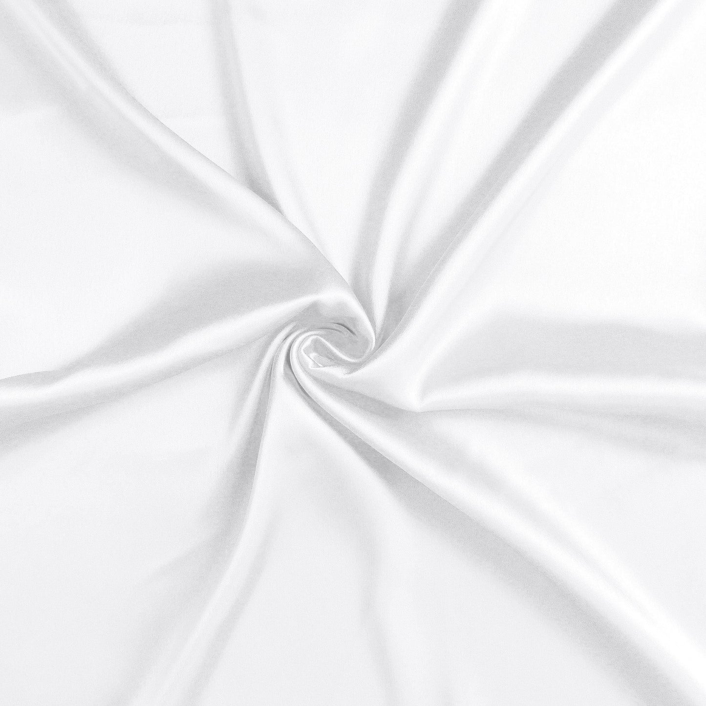 Luxury Soft Plain Satin Silk Pillowcases in Set of 2 - White